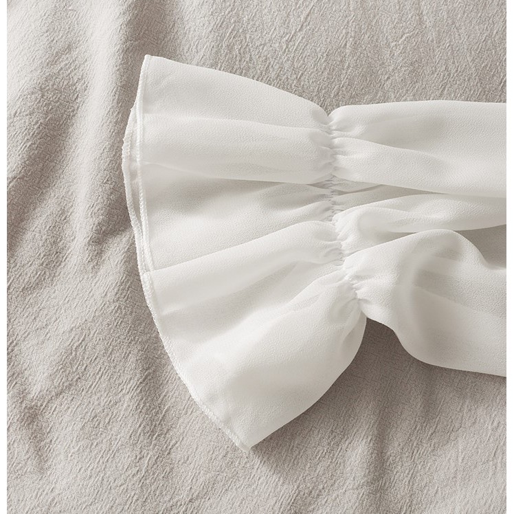 Áo Cardigan Voan Mỏng Nhẹ Nhún Bèo Xinh Xắn Hàng Quảng Châu A02 Kèm Ảnh Thật | BigBuy360 - bigbuy360.vn