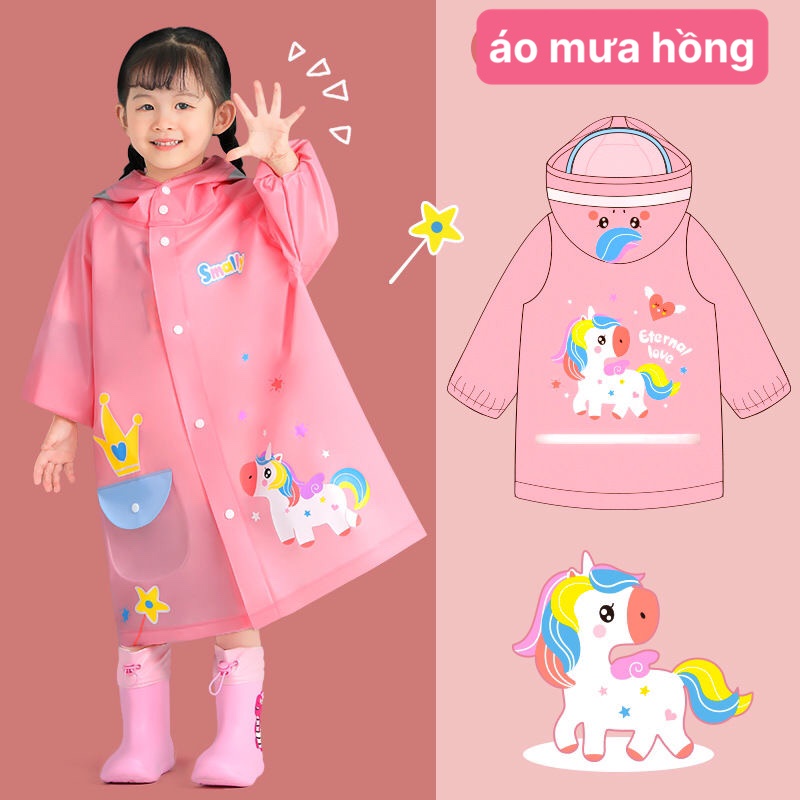 Áo Mưa EVA Trẻ Em Cao Cấp- MH: 9000000272