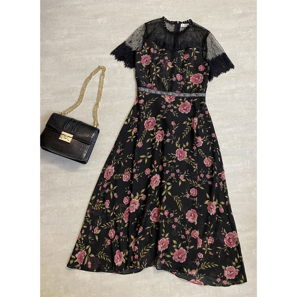 Đầm Cati phối ren sang chảnh