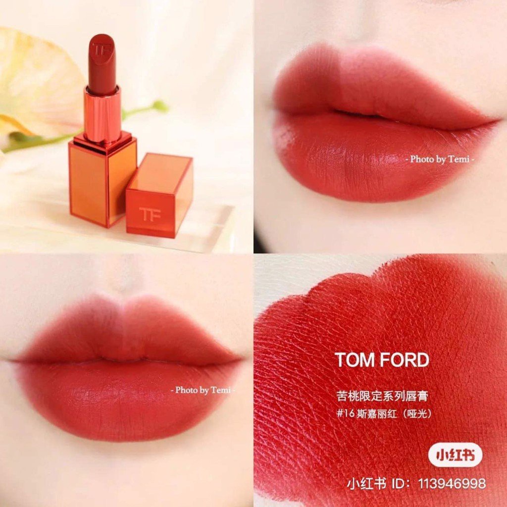 💄 SON THỎI TOM FORD MÀU 16 SCARLET ROUGE MATTE (PHIÊN BẢN GIỚI HẠN)