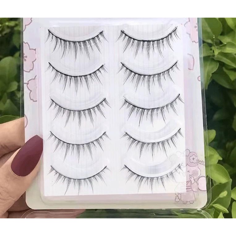 Mi giả tự nhiên mi chồn 3D cos 5 cặp - MI09