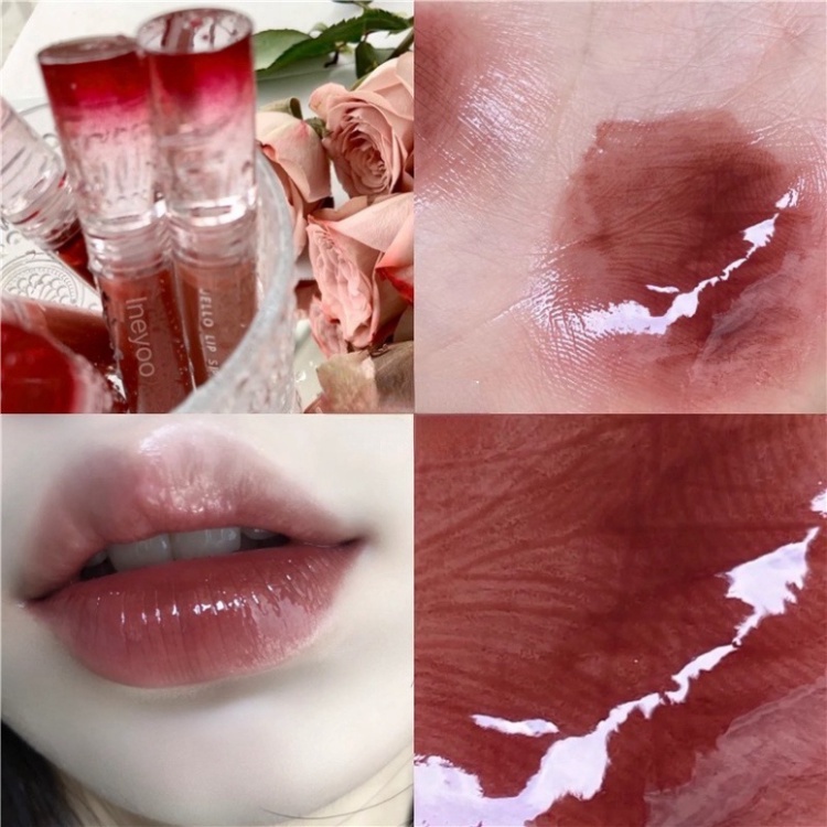 Son kem bóng CAPPUVINI gấu hồng Bubbly Bear Lip Glaze ombre gấu xanh hồng son nội địa trung ILY