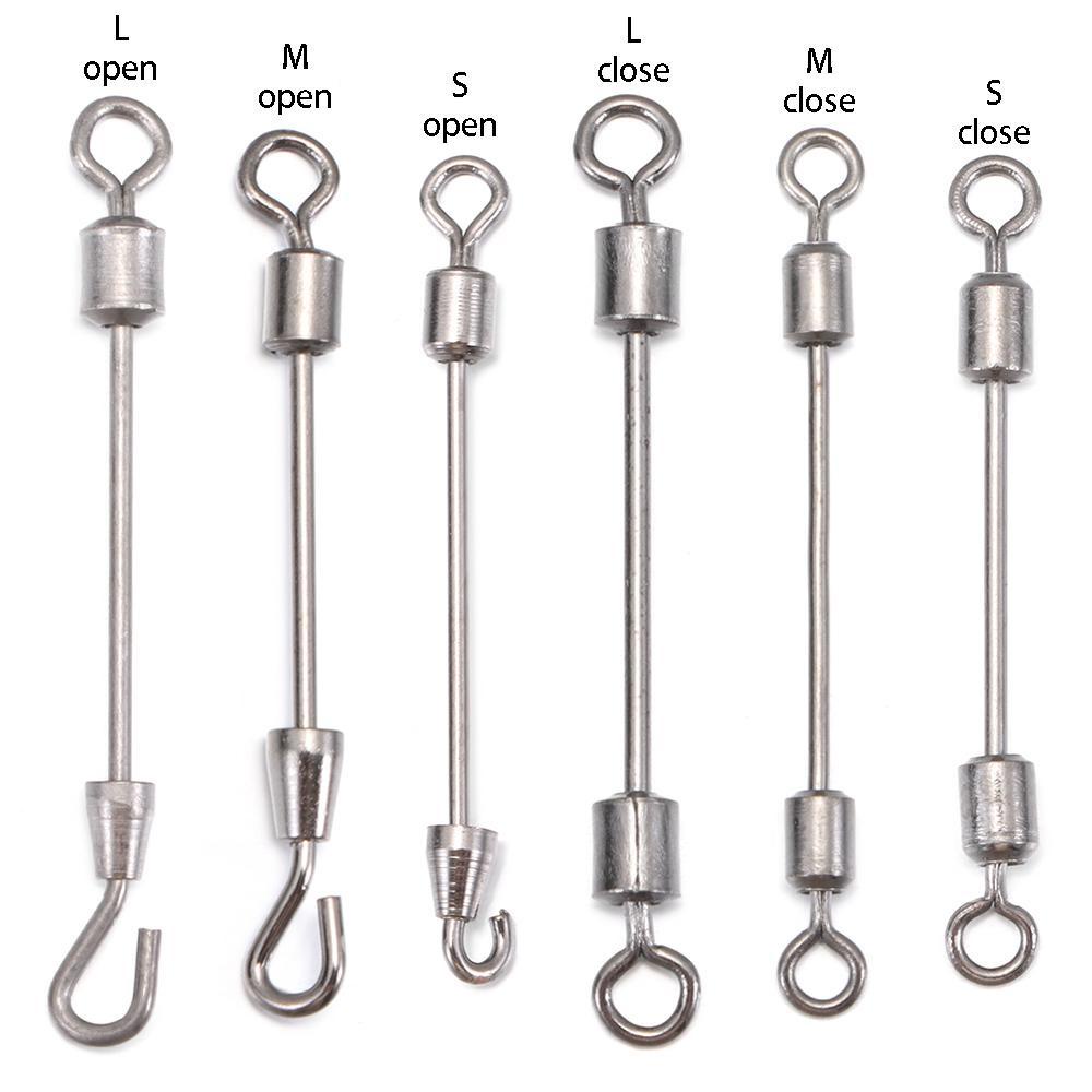 MUVAKO Móc Nối Dài Bằng Thép Không Gỉ Cho Cần Câu Cá