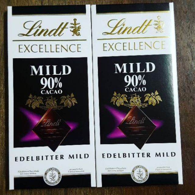 Hộp 12 thanh Socola Đắng Lindt Excellence Mild 85% Cacao 100G