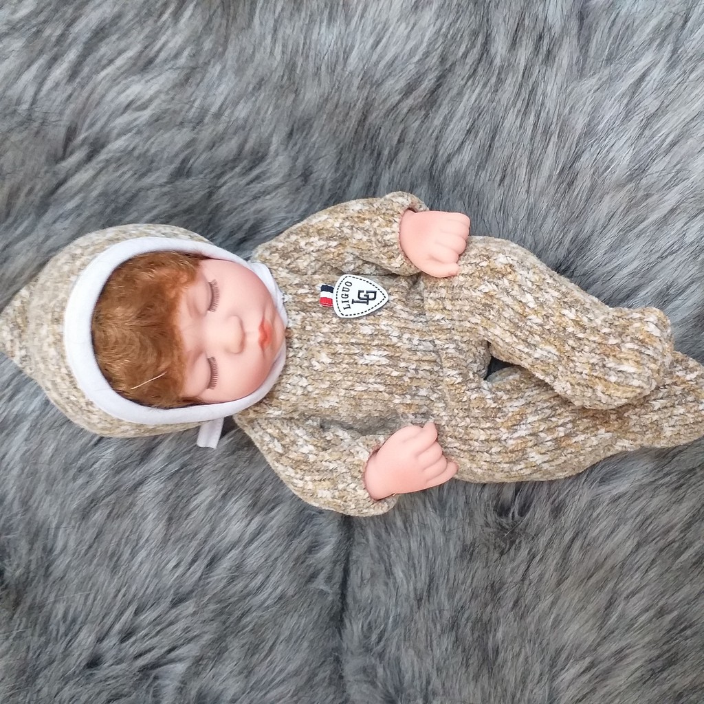 Búp Bê Em Bé Tái Sinh 30cm Body Vinyl -  Baby Silicone Reborn Handmade Dolls 12inch