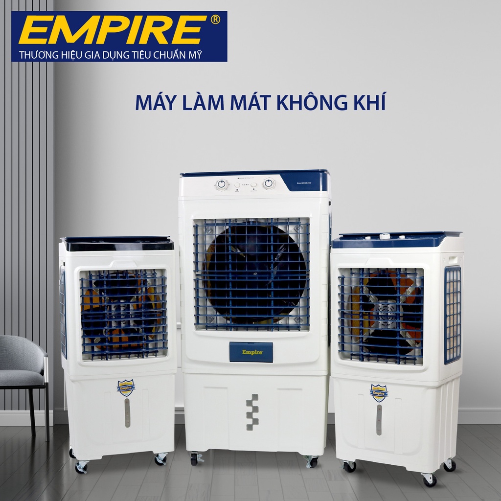 Quạt điều hòa hơi nước Empire mã 8900 dung tích 60L- Quạt làm mát hơi nước