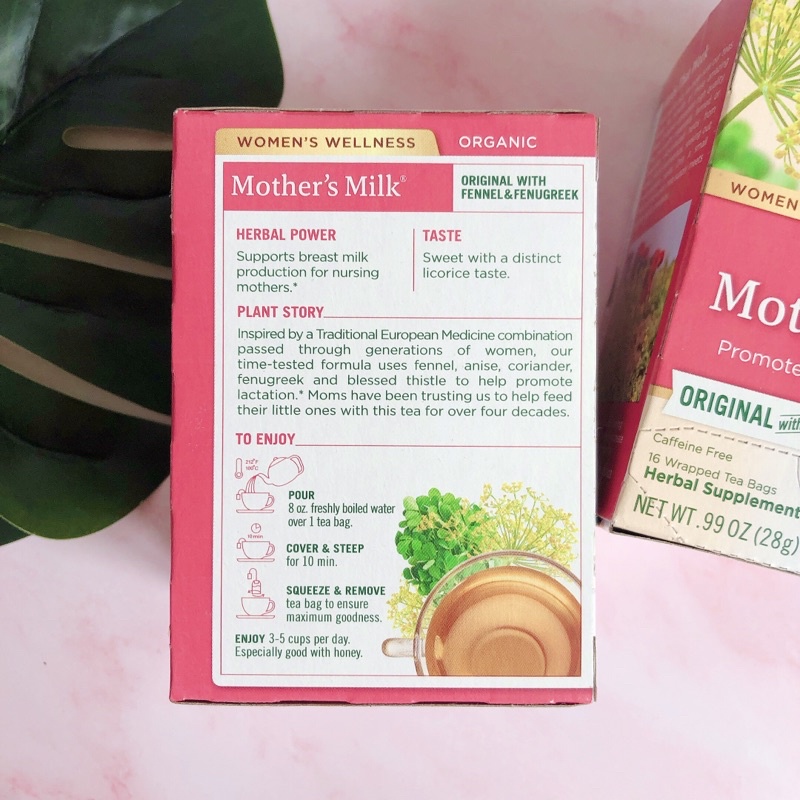 TRÀ LỢI SỮA MORTHER’s MILK CHO MẸ SAU SINH (16 gói) date 2026