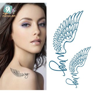 [Hàng có sẵn] Hình xăm nước hình đôi cánh xinh xắn