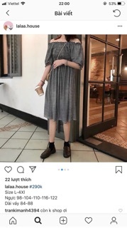 Váy trễ vai bigsize