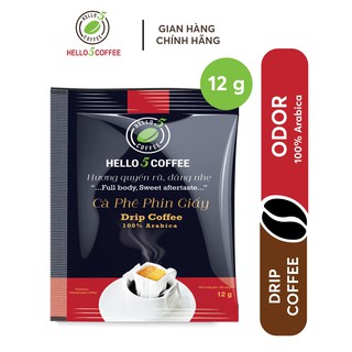 Cafe Phin giấy tiện lợi - Drip bag - Hello 5 Coffee - Gói dùng thử 12gram