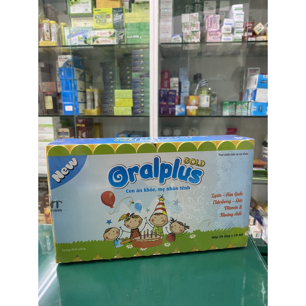 Oralplus Gold New- Hỗ trợ tăng cường sức khỏe, tăng cường sức đề kháng, giúp con ăn khỏe, mẹ nhàn tênh