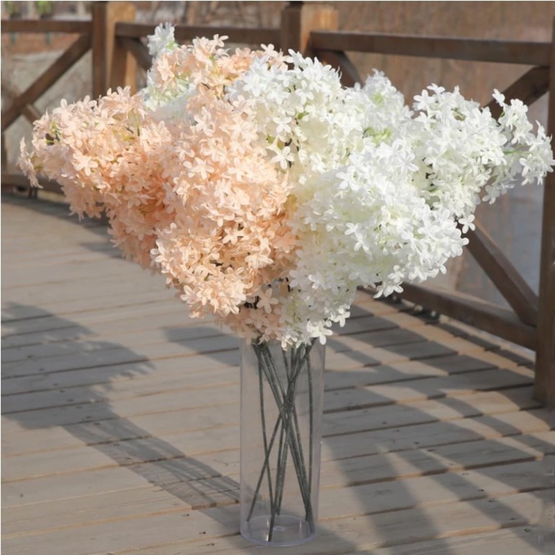 Hoa Tử Đinh Hương Nhân Tạo 90cm Dùng Để Trang Trí Nhà/Văn Phòng