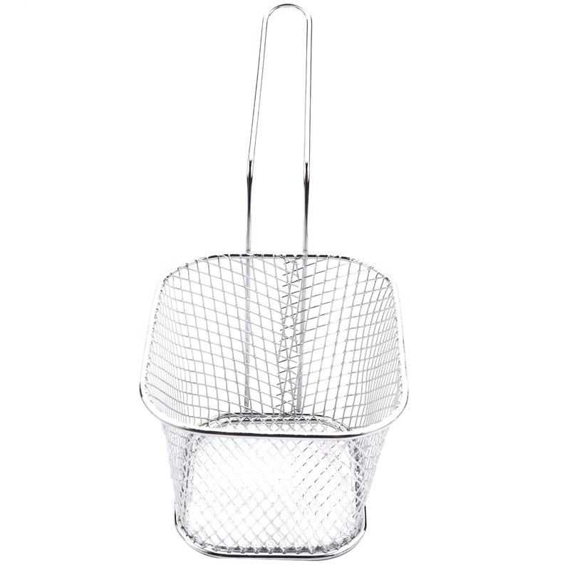 Set 4 Rổ Chiên Khoai Tây Mini Bằng Thép Không Gỉ