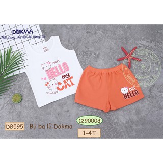 🌶 🌶 🌶(DOKMA)Bộ ba lỗ bé gái/bé trai Dokma