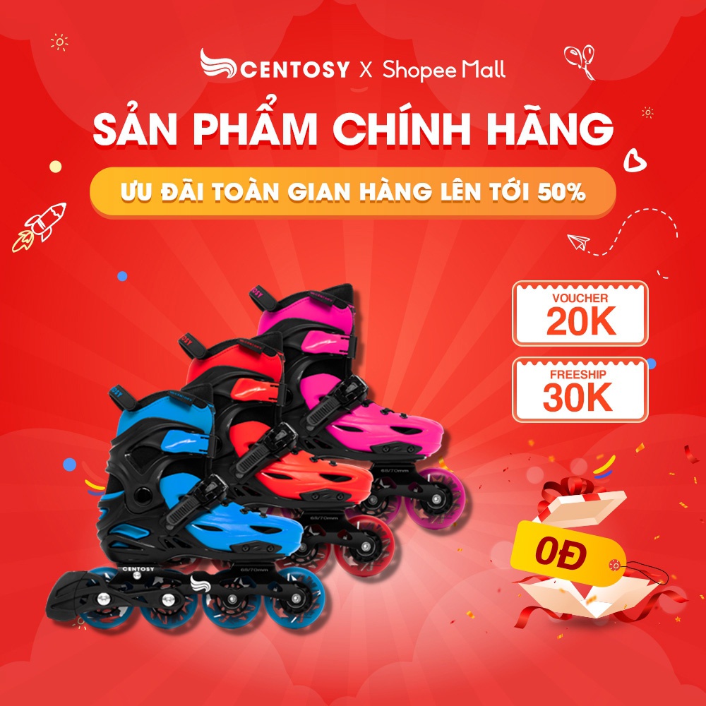Giày Patin Trẻ Em Cao Cấp - Centosy Kid Pro K2 - Form Chắc Chắn, Bánh Chất Lượng