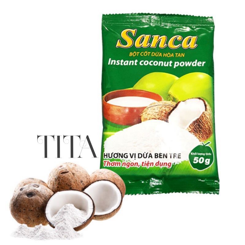 Bột Cốt Dừa Sanca 50gr