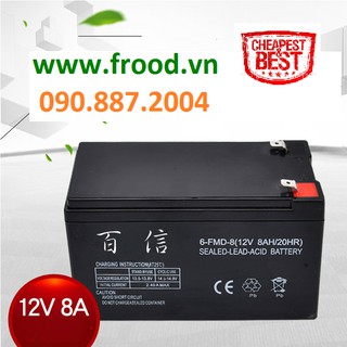 Bình Ắc quy khô 12V - 8AH