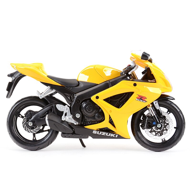 Maisto 1:12 Suzuki GSX-R600 Die Cast Đồ chơi mô hình tĩnh mô tô sưu tầm