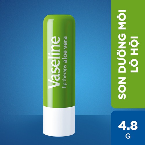 Bộ 2 son dưỡng môi Vaseline Lô Hội và Mềm Mịn dạng thỏi (4.8g x2)