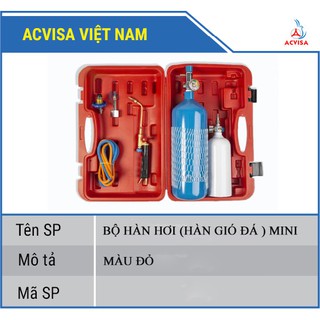 Bộ Hàn Hơi (Hàn Gió Đá) Mini Màu Đỏ