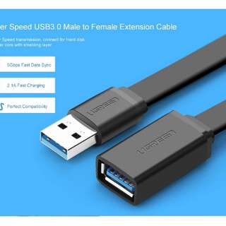 Dây nối dài cổng USB 3.0 2m dẹt UGREEN 10808