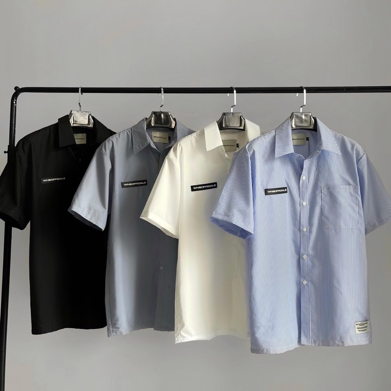 WNS BASIC SHIRT - Áo sơmi cộc tay WNS chính hãng