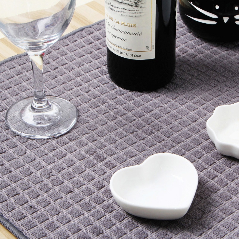 Đệm Microfiber Úp Chén Đĩa Ráo Nước Tiện Dụng Cho Nhà Bếp