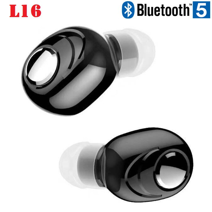 Tai nghe nhét tai L16 Bluetooth 5.0 (đen)