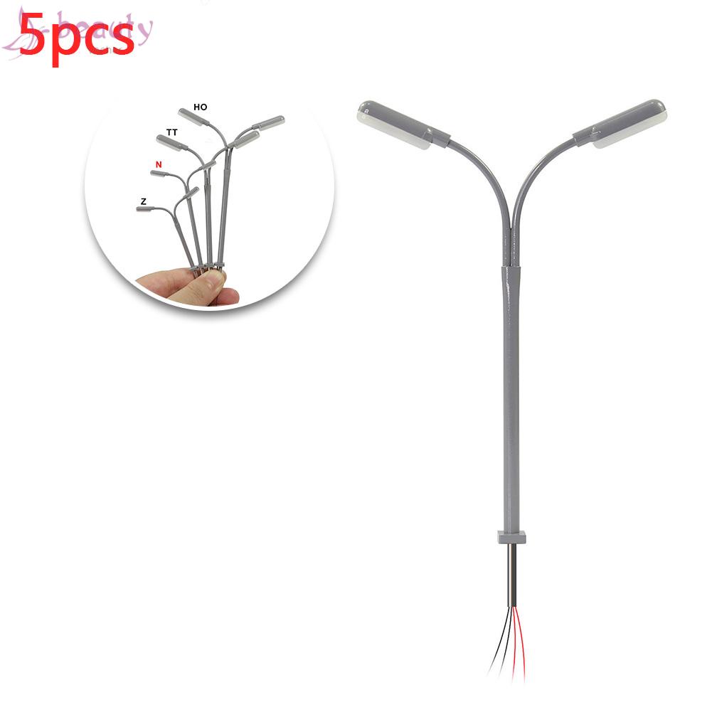 [BEAUTY-]Street Lamp 20mA 5pcs Tool With LED Accessory Gauge N 1:160 Landscaping