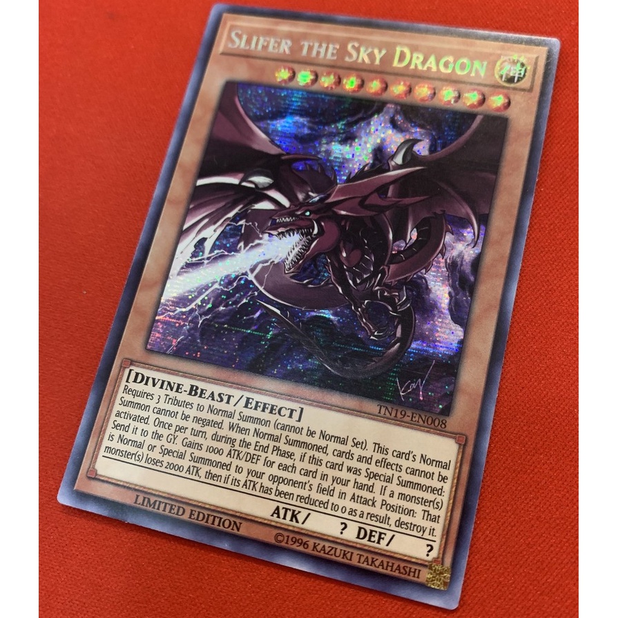 Bài Yugioh - Slifer The Sky Dragon LC01 YGLD LDK2  # Thiên Không Long Osiris