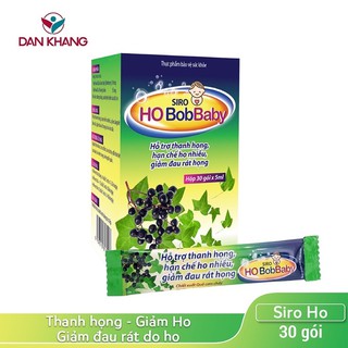 Siro Ho Bobaby Hỗ Trợ Giảm Ho Đờm, Giảm Đau Rát Do Ho