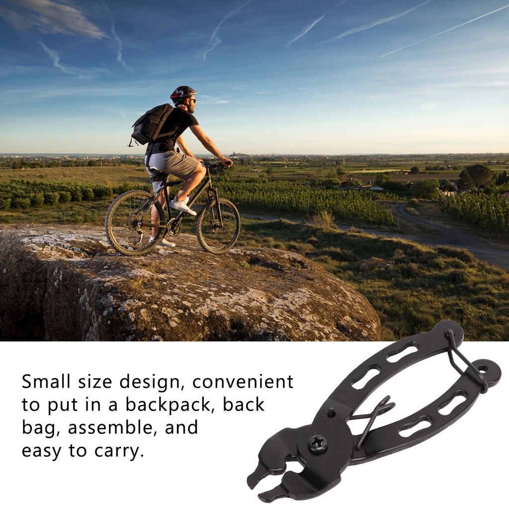 Spring061 Steel Bike Chain Link Tool Plier with Hook Bicycle Quick Release Removal Installation Tools
