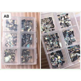 Đá Nail khay chia size