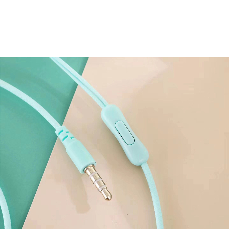 Tai nghe nhét trong Hifi siêu trầm nối dây màu macaron cho Android & iOS thông dụng