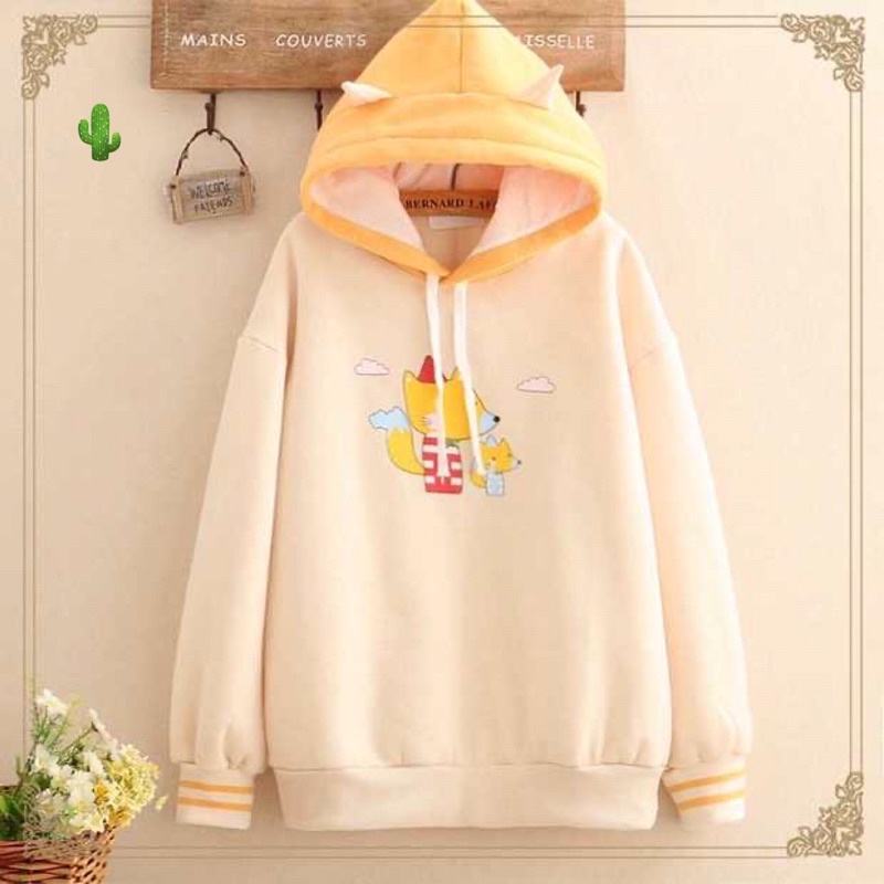 🌵Áo hoodie mẹ con nhà cáo ( áo khoác nỉ bông) | BigBuy360 - bigbuy360.vn
