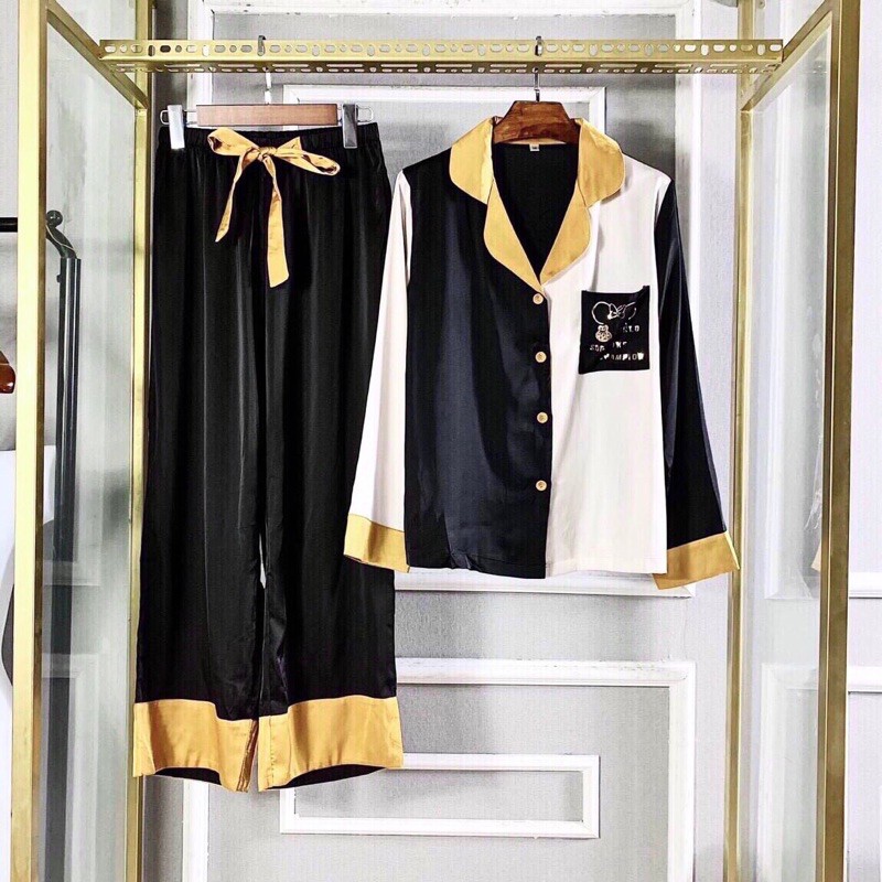 (Siêu phẩm) Bộ ngủ Lụa Satin Cách Tân - Chất vải cực đẹp