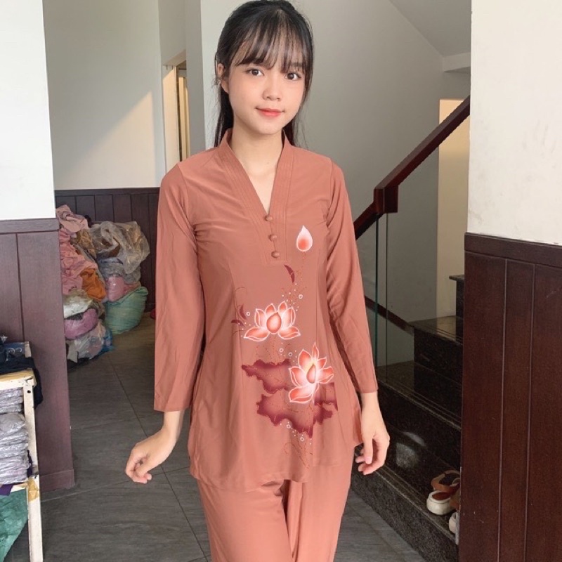 Đồ Lam Đi Chùa🌸🌸 Cách Tân Lở Cổ Trụ Lở 🌸🌸 đô di chùa