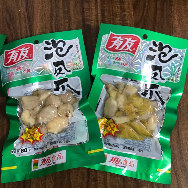 Chân gà yuyu cay 80g .1 gói