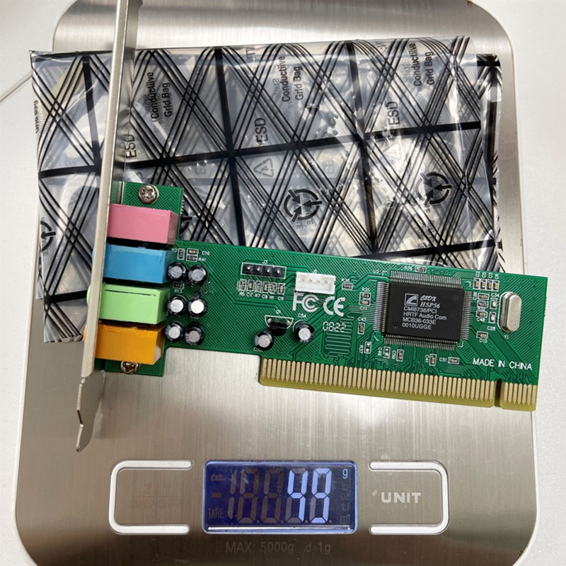 Thẻ Âm Thanh 8738 PCI 4.1 5 Kênh Hỗ Trợ Win XP / 7 / 8 / 10 Linux