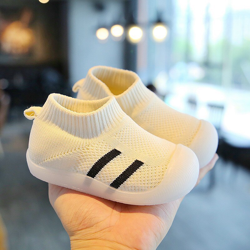 Giày das vải Quảng Châu tập đi cho bé, Giày vải đế cao su bé trai - sz 15,16,17,18