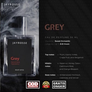 Image of [BISA COD] parfum jayrosse grey red | parfum pria tahan lama
