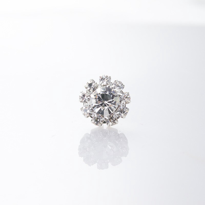 Khuyên tai hoa hướng dương đính đá Zircon phong cách Hàn Quốc