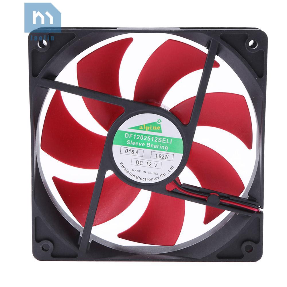 Quạt tản nhiệt CPU 12cm 120mm DC12V 1800R 120x120x25mm 2 chấu dành cho máy tính cá nhân