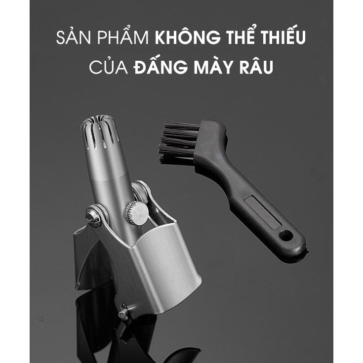Dụng Cụ Cắt Tỉa Lông Mũi Bằng Thép Không Gỉ - Kèm Hộp Đựng -  BẢO HÀNH 12 THÁNG