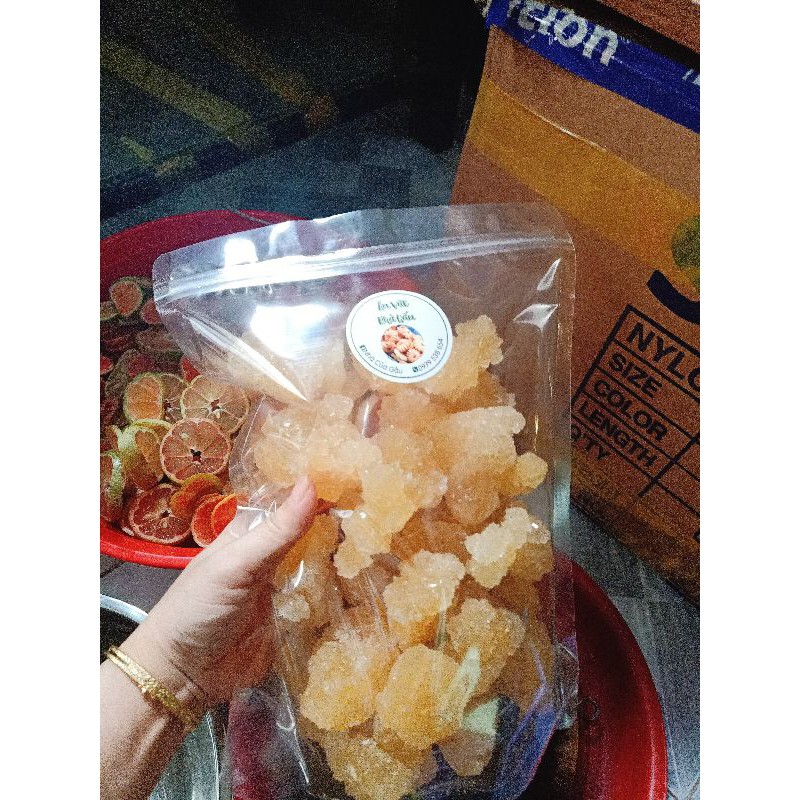 Chanh đào ngâm mật ong nhà Gấu hủ 500ml