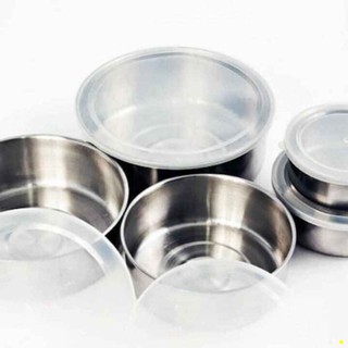 Bộ thố lạnh inox 5 món [ BÁT INOX 5 MÓN ]
