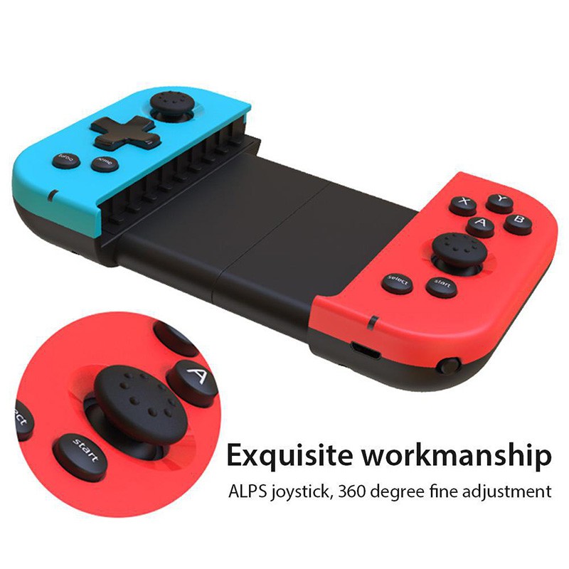 【Ready Stock】 New Arrival Wireless Telescopic Bluetooth Game Controller Wireless Gamepad Joystick For Android IOS Phone With USB Cable 【Veel】