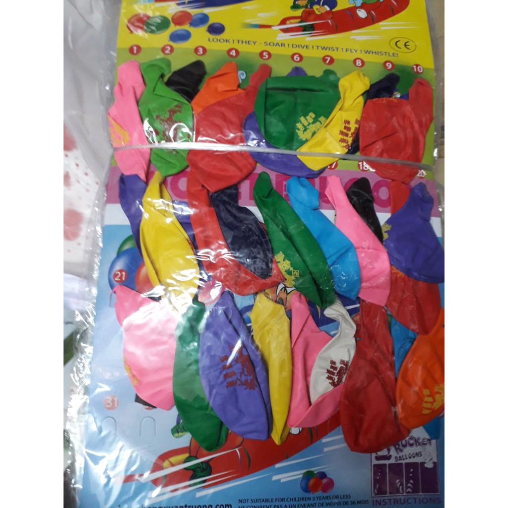 Giá Sỉ 1 vỉ bóng hoa hình Qủa to loại đẹp 30 quả