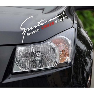Decal dán xe ô tô SPORT MIND Trắng