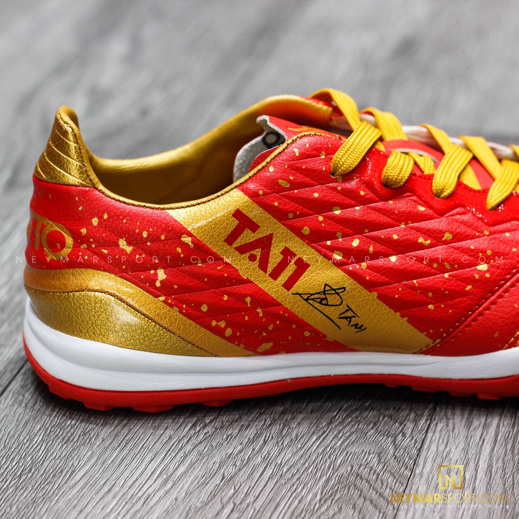 GIÀY ĐÁ BÓNG KAMITO TA11 TF TOUCH OF MAGIC - RED/GOLD CHÍNH HÃNG